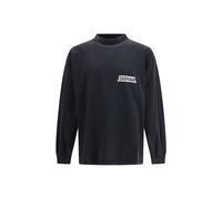 Balenciaga Black Cotton Sweatshirt - XL