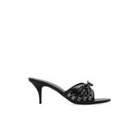 Balenciaga Black Lamb Leather Stiletto Heel Sandals - EU35/US5