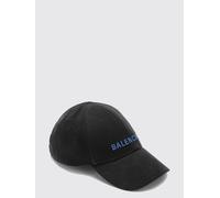 BALENCIAGA Cappello da baseball in cotone con logo a contrasto S Nero