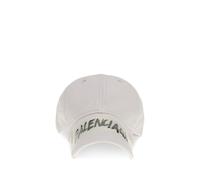 Balenciaga White Cotton Cap (Baseball Hat) - L