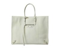 Balenciaga White Yellow Exotic Skin Leather Shopping Tote PAPIER Bag