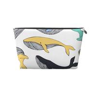 Balene Animale Balena, Borsa da toilette Borsa per trucco Borsa per cosmetici Borsa da toilette da viaggio portatile