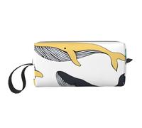 Balene Animale Balena, Borsa per il trucco Borsa per cosmetici Borsa da toilette da viaggio portatile Borsa per trucco Organizer
