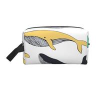 Balene Animale Balena, Borsa per il trucco Borsa per cosmetici Borsa da viaggio portatile da viaggio Borsa per trucco Organizer