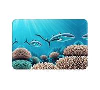 Balene Di Profondità Tappeto Bagnoantiscivolozerbino Ingressoretrozerbinoesterniinternocasa40 X 60Cm