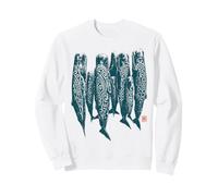 Balene Dormienti Oceano Modello Maori Mammiferi Marini Felpa