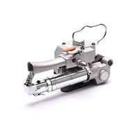 Baler Portatile Pneumatico PET Reggiatura Macchina Avvolgitrice Strumento di Fasciatura Macchina Imballatrice 12-19mm Cinghia di Plastica PP Strumento fai da te