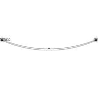 Balestra Assale posteriore Molla a balestra parabolica 10.337.830.00 CS Germany