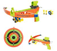 Balestra Bambini con Bersaglio Freccette Set Tiro con l' Arco Tiro al Bersaglio