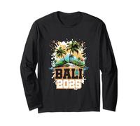 Bali 2025 Citazione colorata per le vacanze Maglia a Manica