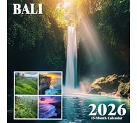 Bali 2026 Calendar: Spiritual temples and tropical beauty from dawn to dusk