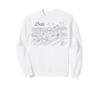 Bali Campi di Riso Terrazze Tegalalang Ceking Ubud Souvenir Felpa