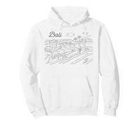 Bali Campi di Riso Terrazze Tegalalang Ceking Ubud Souvenir Felpa con Cappuccio