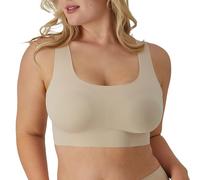 Bali Comfort Revolution Easylite Wireless, Pullover Wirefree T-Shirt Bra Reggiseno Altamente Coprente, Nude, L da Donna