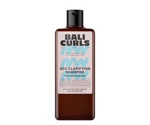 BALI CURLS ACV Clarifying Shampoo - Shampoo per la pulizia profonda con complesso di aceto di mele e scalposine™ - Reset del cuoio capelluto e cura dei ricci - Adatto per metodo vegano e ricci - 200