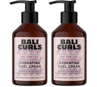 Bali Curls Hydrating Curl Cream - Crema idratante per ricci al burro di karité, olio di cocco e ylang-ylang - Crema per ricci lisci e definiti - Trattamento vegano naturali - 150ml (Confezione da 2)