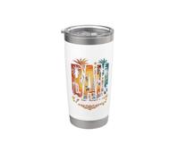 Bali Indonesia Bicchiere termico in acciaio inox doppia parete