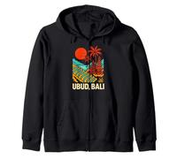 Bali Indonesia Ubud Vintage Donna Coastal Living Felpa con Cappuccio