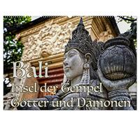Bali - Insel der Tempel, Götter und Dämonen (Wandkalender 2026 DIN A2 quer), CALVENDO Monatskalender: Die indonesische Insel Bali liegt inmitten des ... seit Generationen Besucher aus aller Welt an.