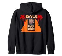 Bali Isola dei Mille Templi Maschera Porta Souvenir Ricordo Felpa con Cappuccio