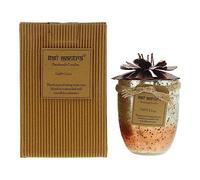 Bali Mantra Hibiscus Glass Copper Kafir Lime Candela 500g
