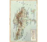 Bali Map Journal: Vintage Map Notebook