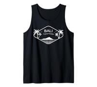 Bali Paradiso Tropicale Spiaggia Palme Ubud Souvenir Canotta