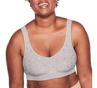 Bali Reggiseno Senza Ferretto da Donna, Comfort Revolution, a Copertura Completa, Senza Ferretto, Motivo Grigio Cristallo, XX-Large