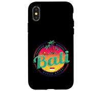 Bali Souvenir vintage tramonto retrò Indonesia Custodia per iPhone X/XS