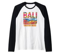 Bali Squad 2025 Design coordinato per le vacanze Maglia con Maniche Raglan