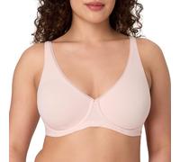 Bali Underwire Bra, Cotton Collection 2-ply, Moisture-Wicking, Full Coverage, Convertible Straps Reggiseno, Light Buff, 5DD Donna