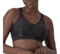 Bali Wireless, Comfort Revolution Full-Coverage Wirefree Bra for Women, Moisture-Wicking Reggiseno Altamente Coprente, Opaque, Black Tropic, XL Donna
