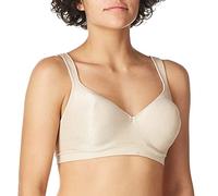 Bali Wireless Df3463, Comfort Revolution Full-Coverage Wirefree, Moisture-Wicking Bra Reggiseno Altamente Coprente, Opaco, Zag Mandorla, 5B Donna