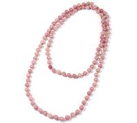 BALIBALI Collana di perline annodata a mano per donna, Rodonite