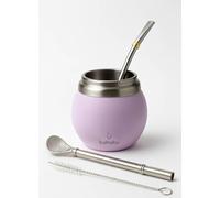 BALIBETOV Mate Argentino - Kit Yerba Mate che Include Una Tazza Mate e Set Bombilla - Acciaio Inossidabile Doppia Parete Termica per Tazza e Bombilla Yerba Mate - Facile da Pulire e Mantenere (Rosa)