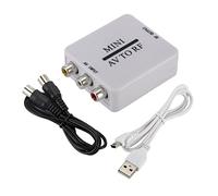 balikha Convertitore RCA/Composito a / / Coassiale/Coassiale Modulatore RF Adattatore AV 2 COASSIALE