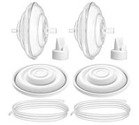 BALIME Parti per tiralatte compatibili con Spectra S1/S2/9 Plus, valvole a becco d'anatra, membrana di protezione contro il riflusso e tubi (non accessori originali Spectra)