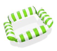 Balinco - Amaca gonfiabile ad acqua, sedia da nuoto con 4 camere d'aria e rete di nylon per piscina, materasso ad aria, materasso ad acqua, lettino relax per adulti e bambini, accessorio estivo per