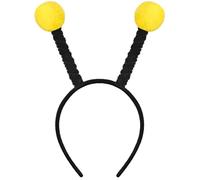 BALINCO Fascia per capelli ape e vespa nera con antenne gialle per donna come accessorio per il vostro costume di carnevale