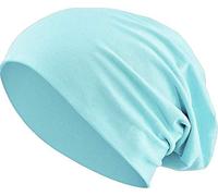 BALINCO Jersey Cotone Elastico Lungo Slouch Beanie Unisex Cappello Heather in 35 Colori Assortiti (3) (Azzurro)