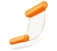 Balinco - Materassino gonfiabile per adulti, giocattolo acquatico, adatto per bambini, amaca da utilizzare nell’acqua per rilassarsi e per feste in piscina (arancione)