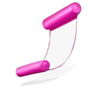 Balinco - Materassino gonfiabile per adulti, giocattolo acquatico, adatto per bambini, amaca da utilizzare nell’acqua per rilassarsi e per feste in piscina (rosa)