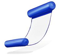 Balinco - Materassino gonfiabile per adulti, giocattolo acquatico, adatto per bambini, amaca da utilizzare nell’acqua per rilassarsi e per feste in piscina (blu)