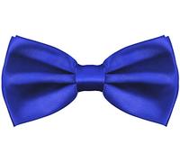 BALINCO Noble Silky Bow Tie con gancio - già legato e regolabile in lunghezza - oltre 25 colori tra cui scegliere (Blue I)