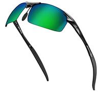 BALINCO Occhiali da sole Sport con montatura in alluminio, protezione UV e lenti TAC polarizzate - ideali per il ciclismo - in un pratico set di accessori con confezione regalo.