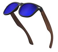 BALINCO Set di occhiali da sole in bambù donna e uomo - con lenti polarizzate in TAC per una visione intensa - sostenibili e resistenti - inclusa una pratica confezione regalo.