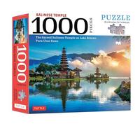 Balinese Temple Jigsaw Puzzle - 1,000 Pieces: The Sacred Balinese Temple on Lake Bratan, Pura Ulun Danu