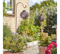 SMART GARDEN Picchetto solare LED a terra Forli con effetto fiamma, set di 2, 93 cm SMART GARDEN