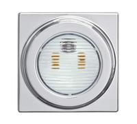 Balizas SHERPA/A CS (CHR,A) - Tensión alimentación: 230V 50Hz - Color difusión: Cromo - Color embellecedor: Ámbar - Caja de empotrar: Sí - Color LEDs: Inexistente
