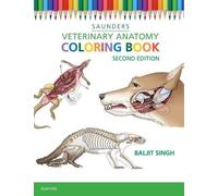 Baljit Singh Veterinary Anatomy Coloring Book (Tascabile)